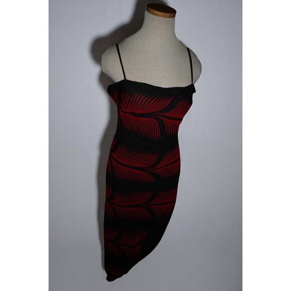 Vintage SaLLY USA Palm Leaf Slip Dress – Size Large – Made in USA - Picture 11 of 16